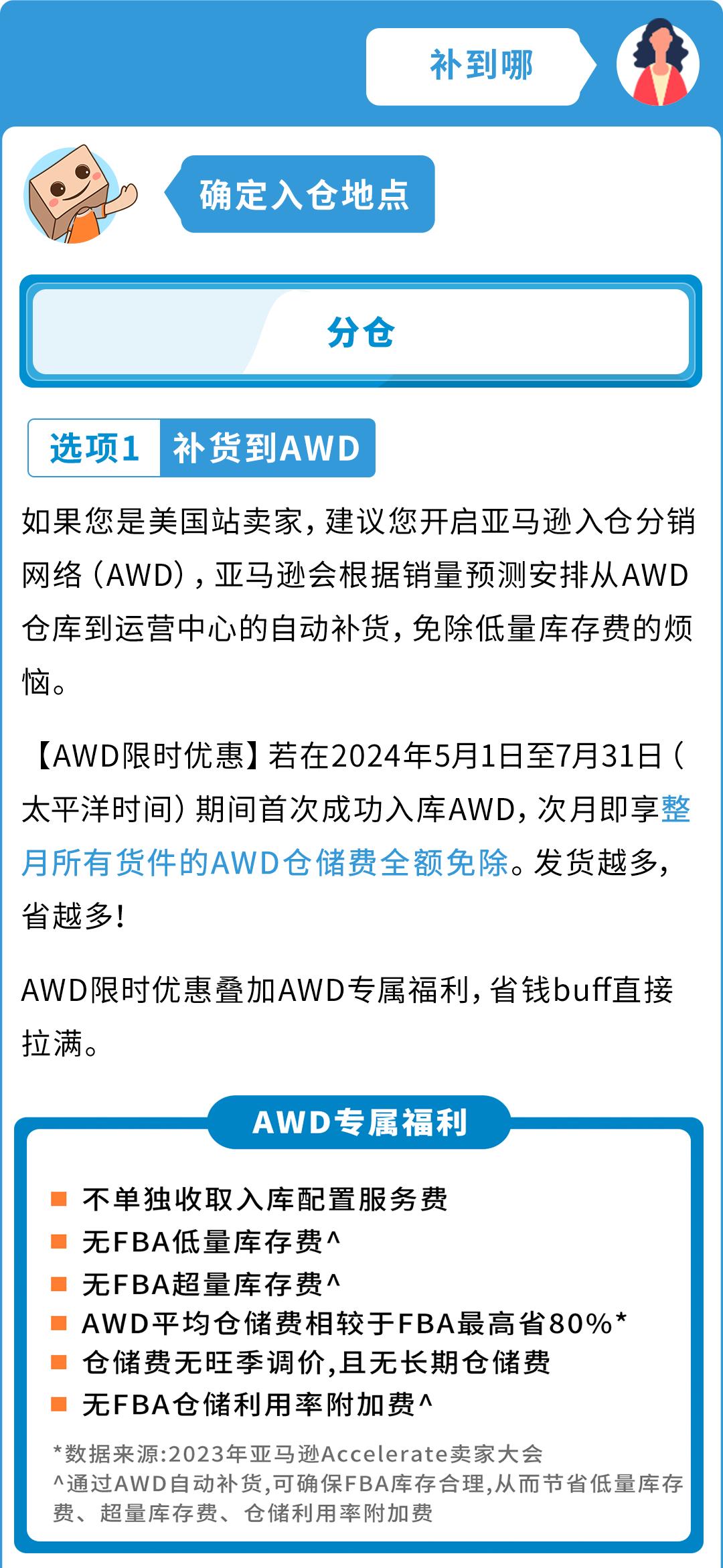 卖家福利！亚马逊低量库存费更新，新增3条豁免政策！